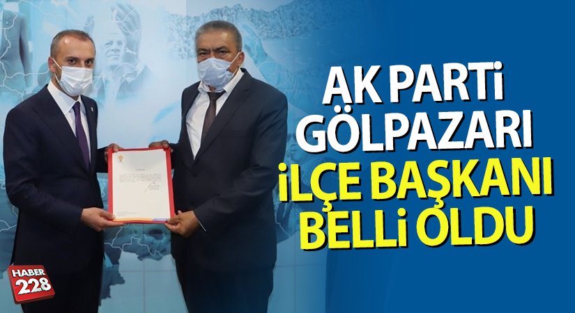 AK Parti Gölpazarı İlçe Başkanlığına Oktay Karcı atandı