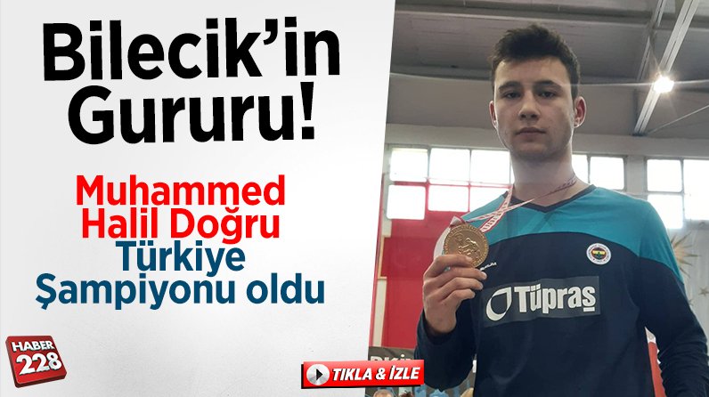 Muhammed Halil Doğru, Türkiye Şampiyonu Oldu