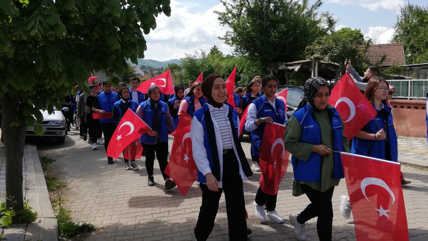 Pazaryeri’nde Atatürk’ü Anma ve Saygı Yürüyüşü yapıldı