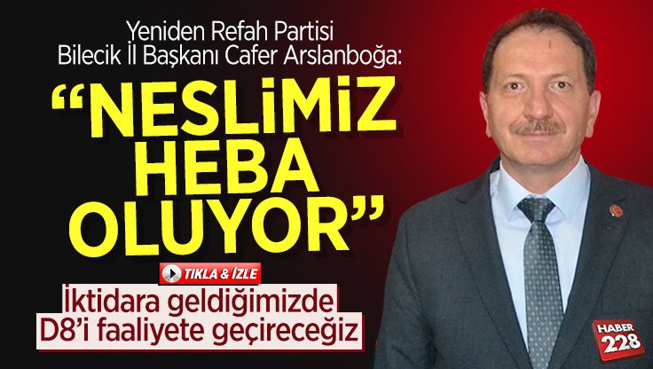 Başkan Arslanboğa: “Neslimiz Heba Oluyor”