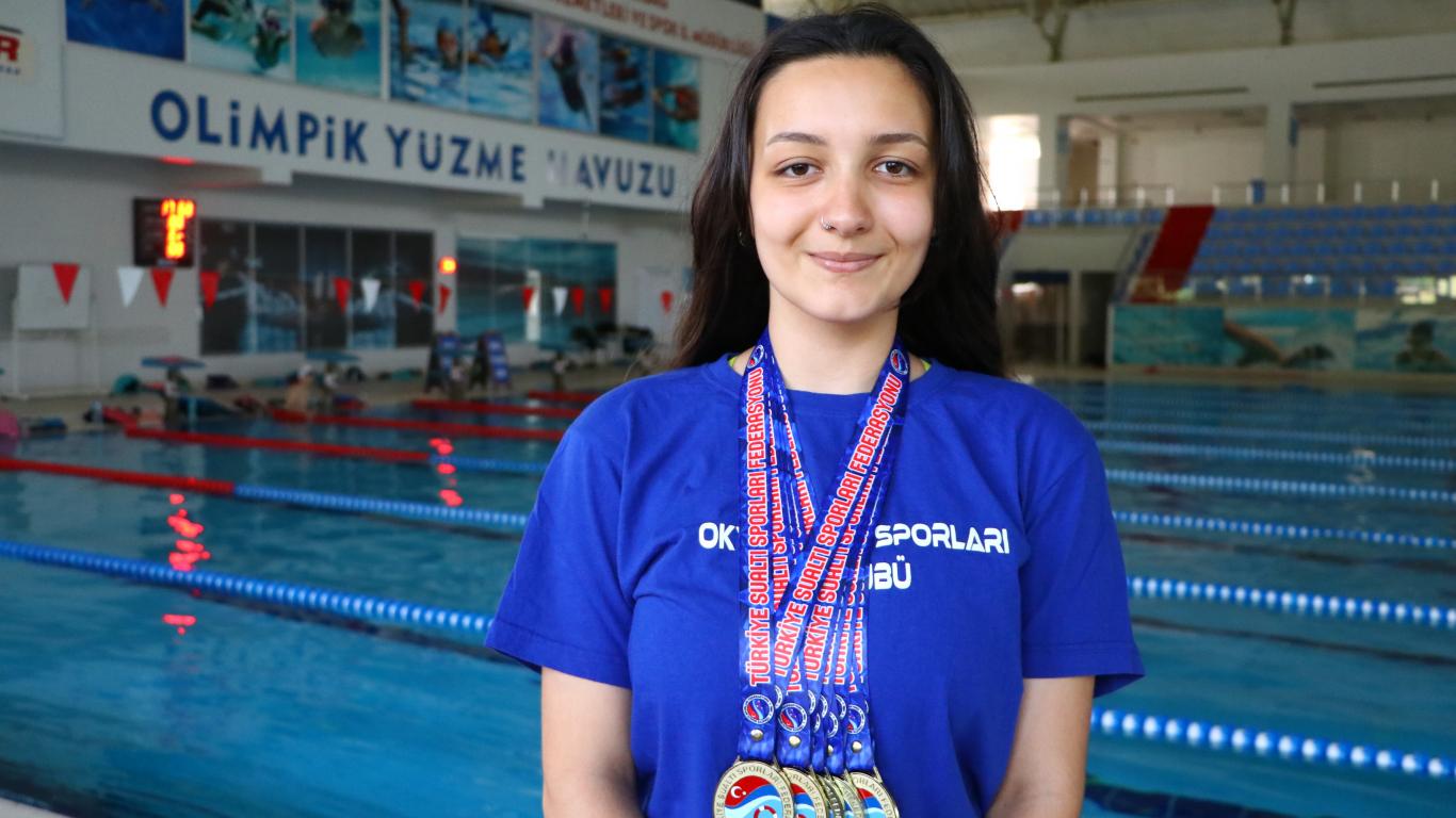 Milli sporcular su altından madalya çıkarmakta kararlı