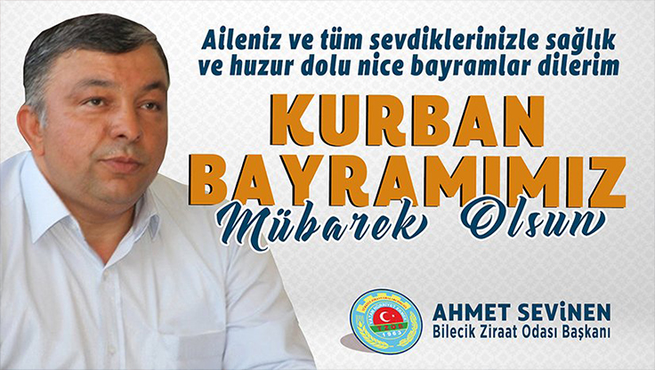 Başkan Ahmet Sevinen’in Kurban Bayramı Tebriği